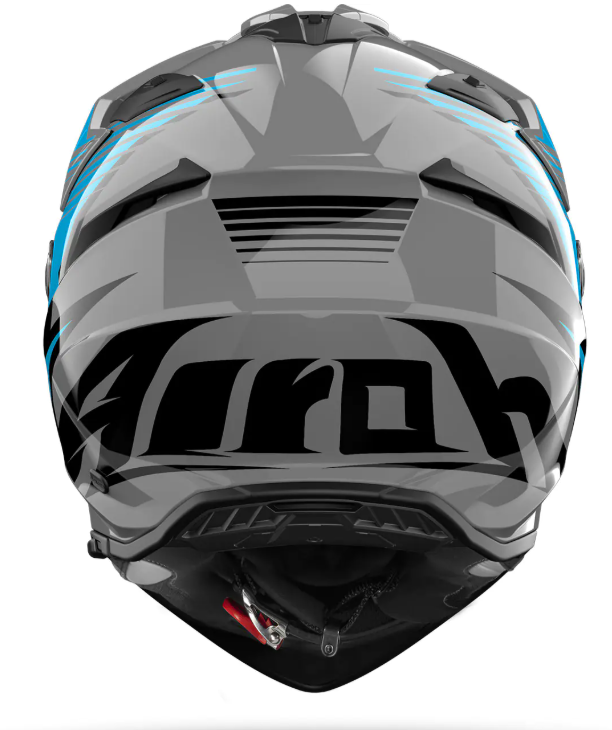 Каска AIROH BANDIT SPICY BLUE GLOSS — снимка 3