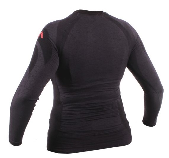 Дамско термо горнище ADRENALINE MERINO WOOL BLACK — снимка 2