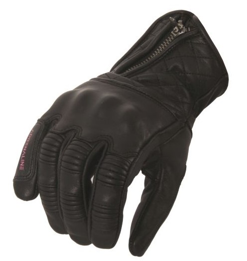 Дамски кожени ръкавици ADRENALINE ORCHID BLACK/PINK — снимка 2