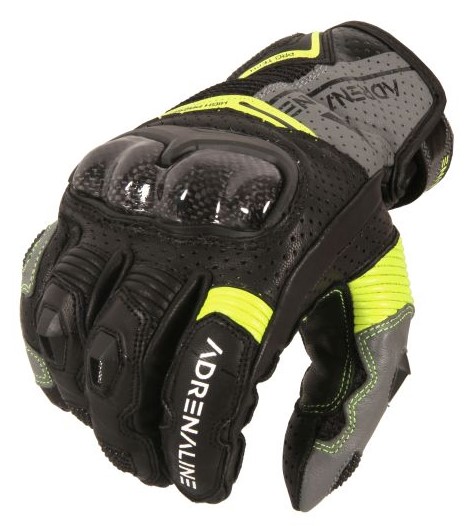 Ръкавици ADRENALINE HEXAGON BLACK/GREY/FLUO — снимка 2