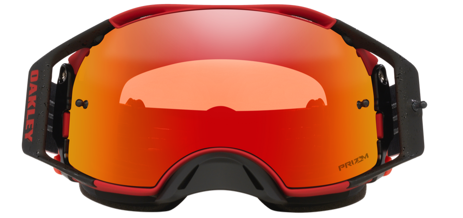 Мотокрос очила Oakley goggles Airbrake MX Red Motion Prizm Torch — снимка 4