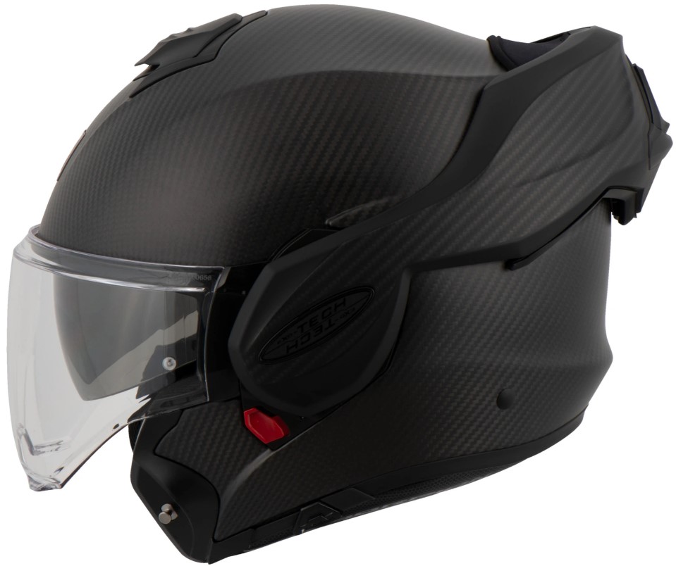 Модуларна каска SCORPION Exo-Tech Evo Carbon Solid Matt Black — снимка 3