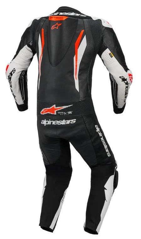 Кожен екип ALPINESTARS GP TECH V5 BLACK/WHITE/FLUO RED — снимка 3