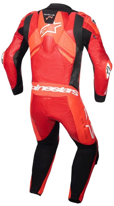 Кожен екип ALPINESTARS GP PLUS V4 SPRINT RED FLUO — снимка 2