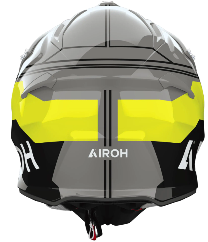 Мотокрос каска AIROH AVIATOR ACE 2 FURY YELLOW GLOSS — снимка 3
