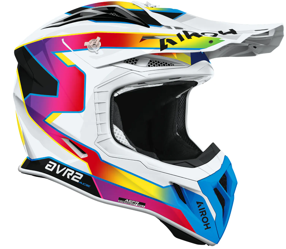 Мотокрос каска AIROH AVIATOR ACE 2 SUNRISE GLOSS — снимка 2
