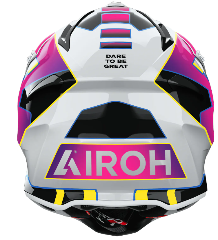 Мотокрос каска AIROH AVIATOR ACE 2 SUNRISE GLOSS — снимка 3