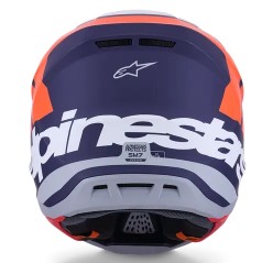 Мотокрос каска ALPINESTARS SM7 CORE ORAN/BLUE — снимка 5