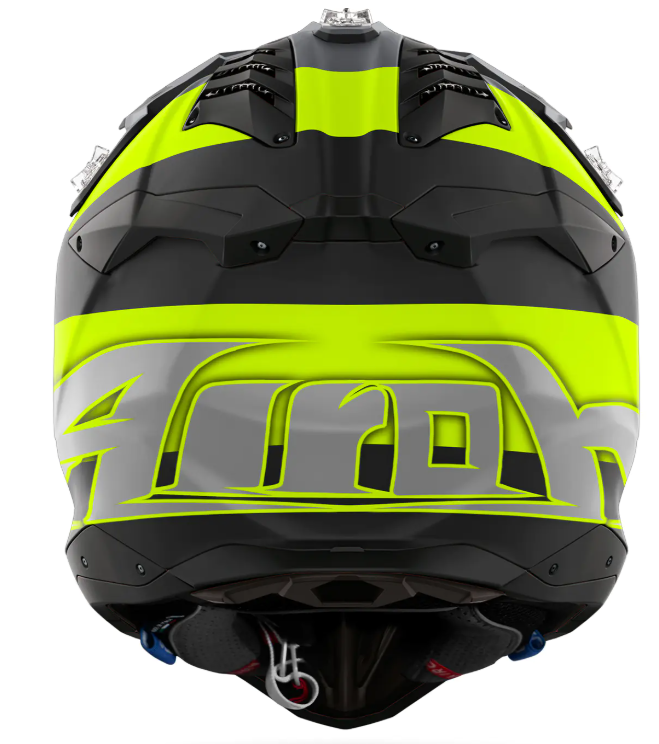 Каска AIROH AVIATOR 3 MONARCH YELLOW MATT — снимка 3