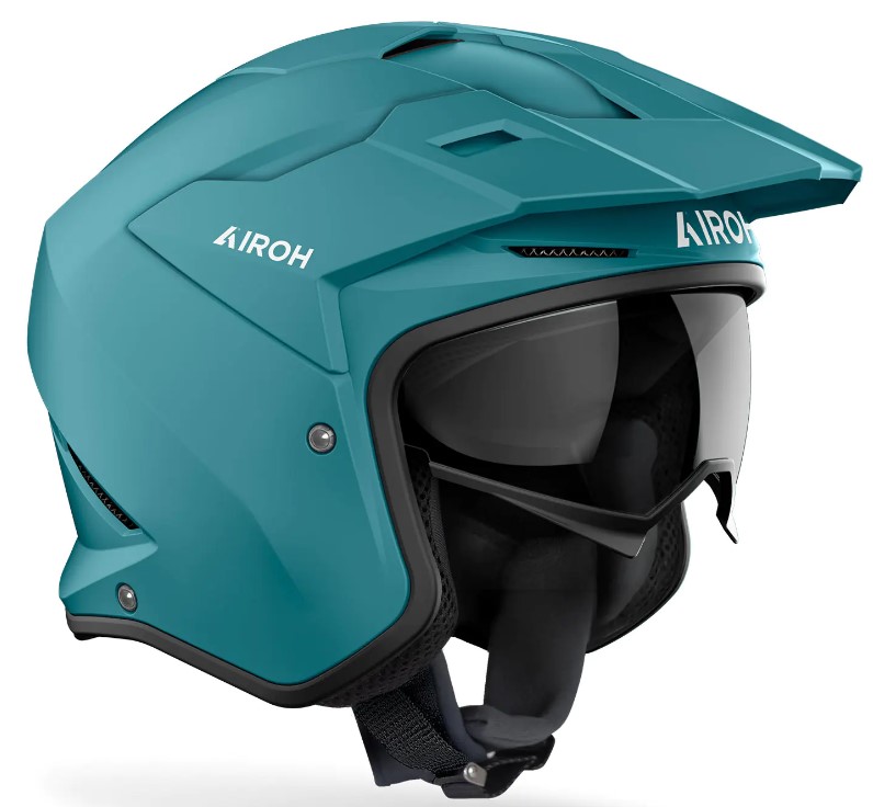 Kаска за скутер AIROH Kombakt Petrol Green Matt_3