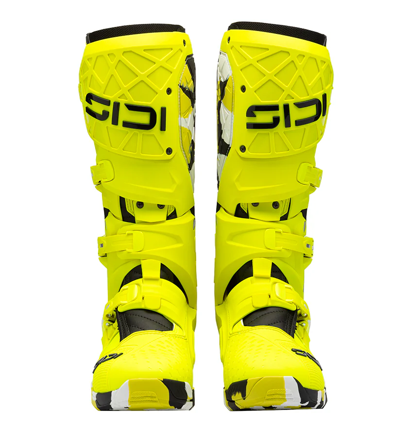 Мотокрос ботуши SIDI CROSSAIR X RACR 222 NEON YELLOW 001 — снимка 3