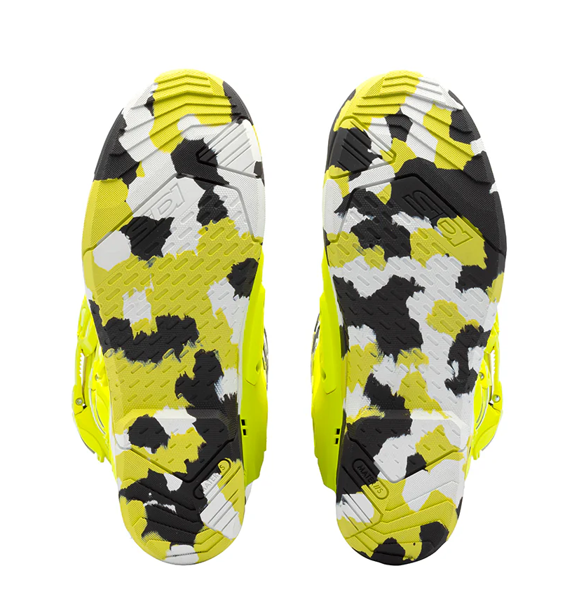 Мотокрос ботуши SIDI CROSSAIR X RACR 222 NEON YELLOW 001 — снимка 5