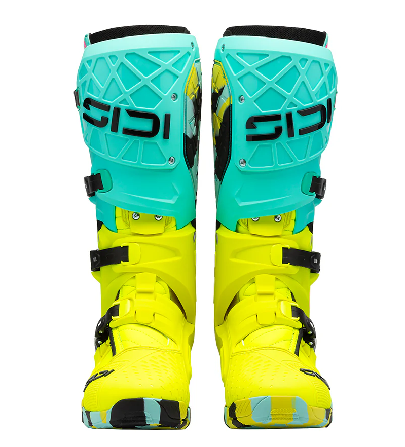 Мотокрос ботуши SIDI CROSSAIR X MINT/FLUO YELLOW — снимка 3