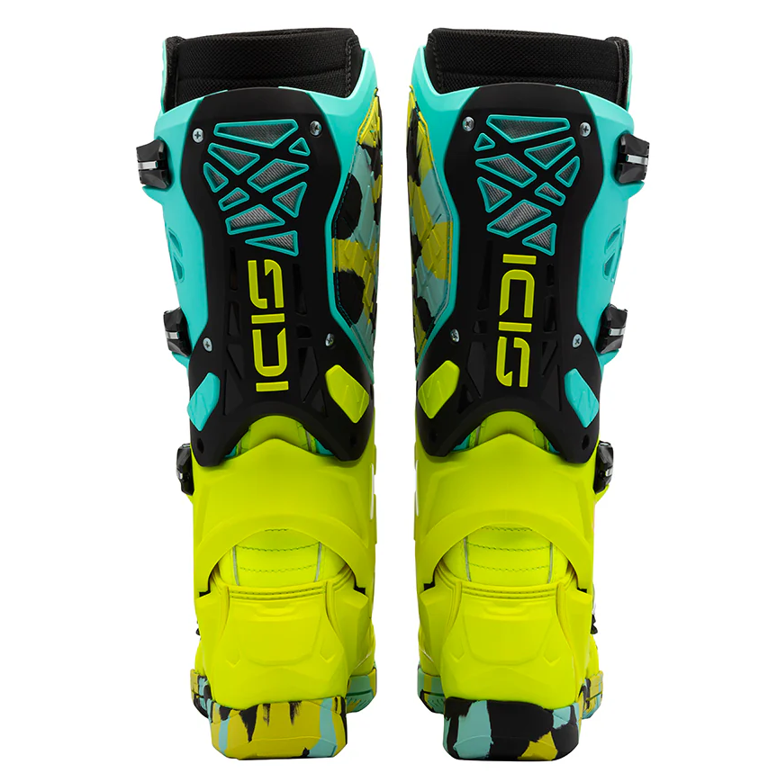 Мотокрос ботуши SIDI CROSSAIR X MINT/FLUO YELLOW — снимка 4