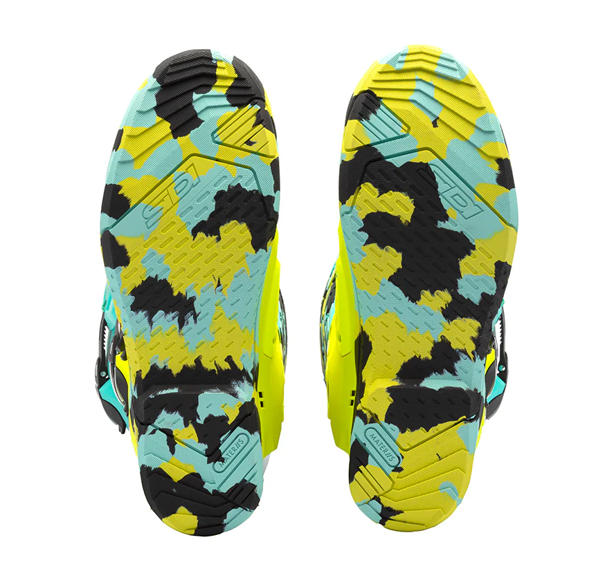 Мотокрос ботуши SIDI CROSSAIR X MINT/FLUO YELLOW — снимка 5