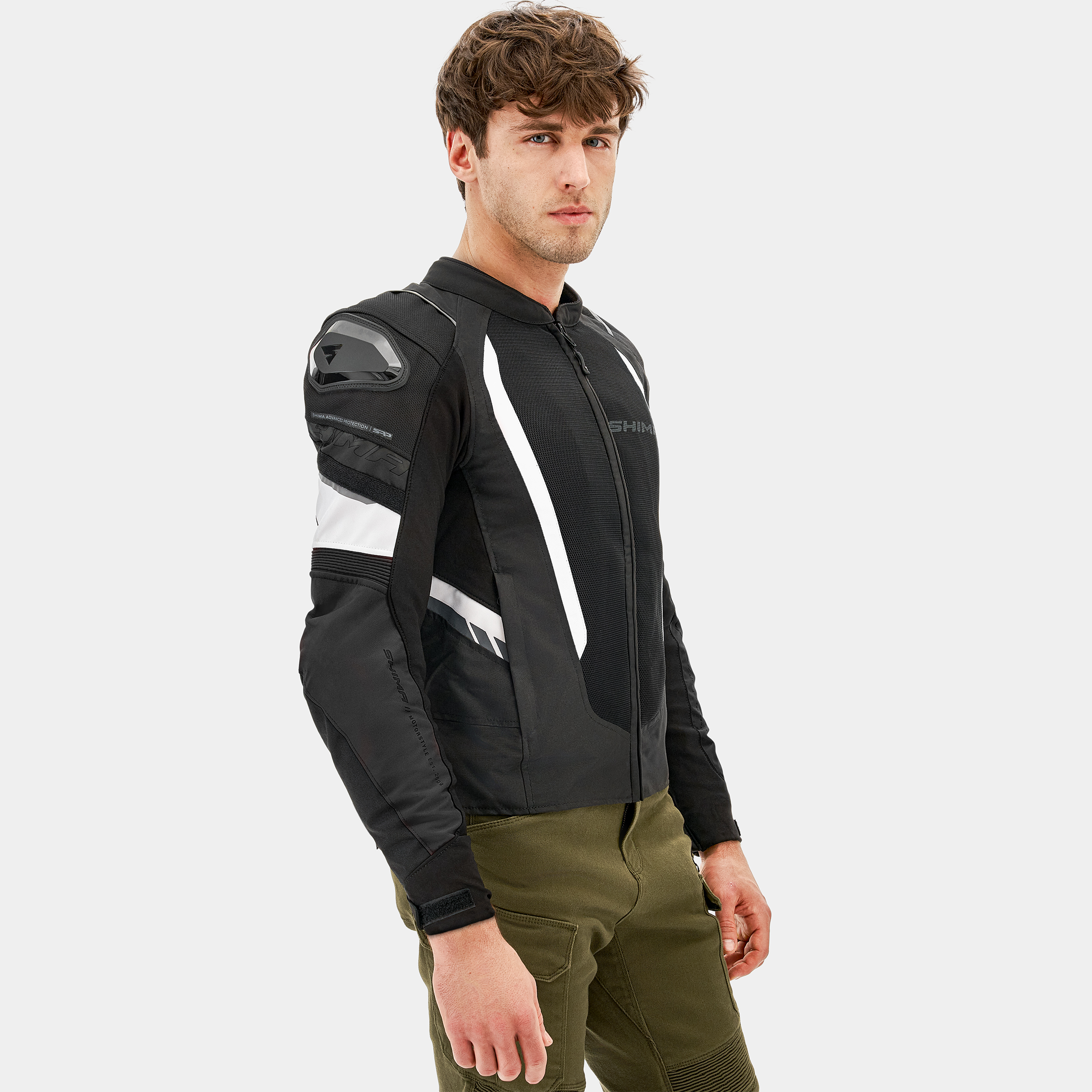 Лятно яке SHIMA MESH PRO 2.0 BLACK/WHITE — снимка 3