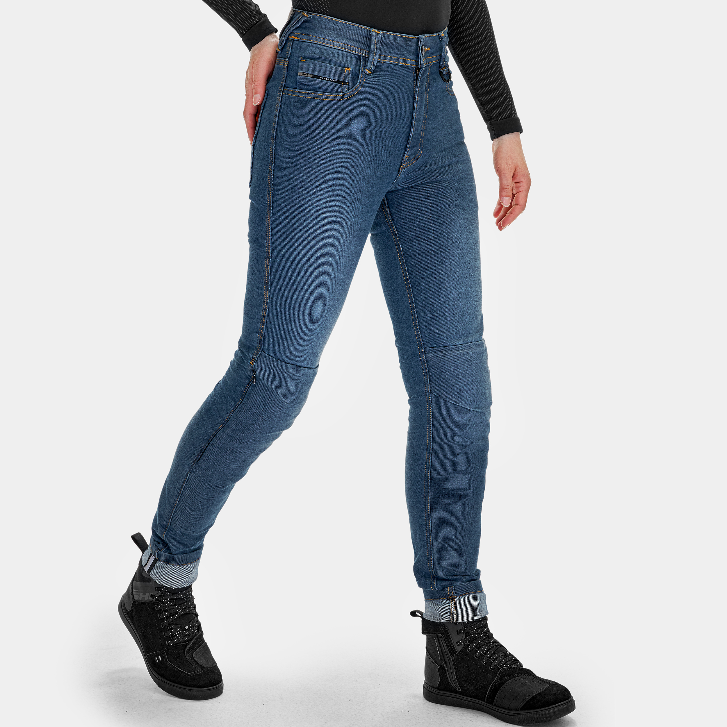 Дамски мото дънки SHIMA RIDGE BLUE LONG — снимка 2