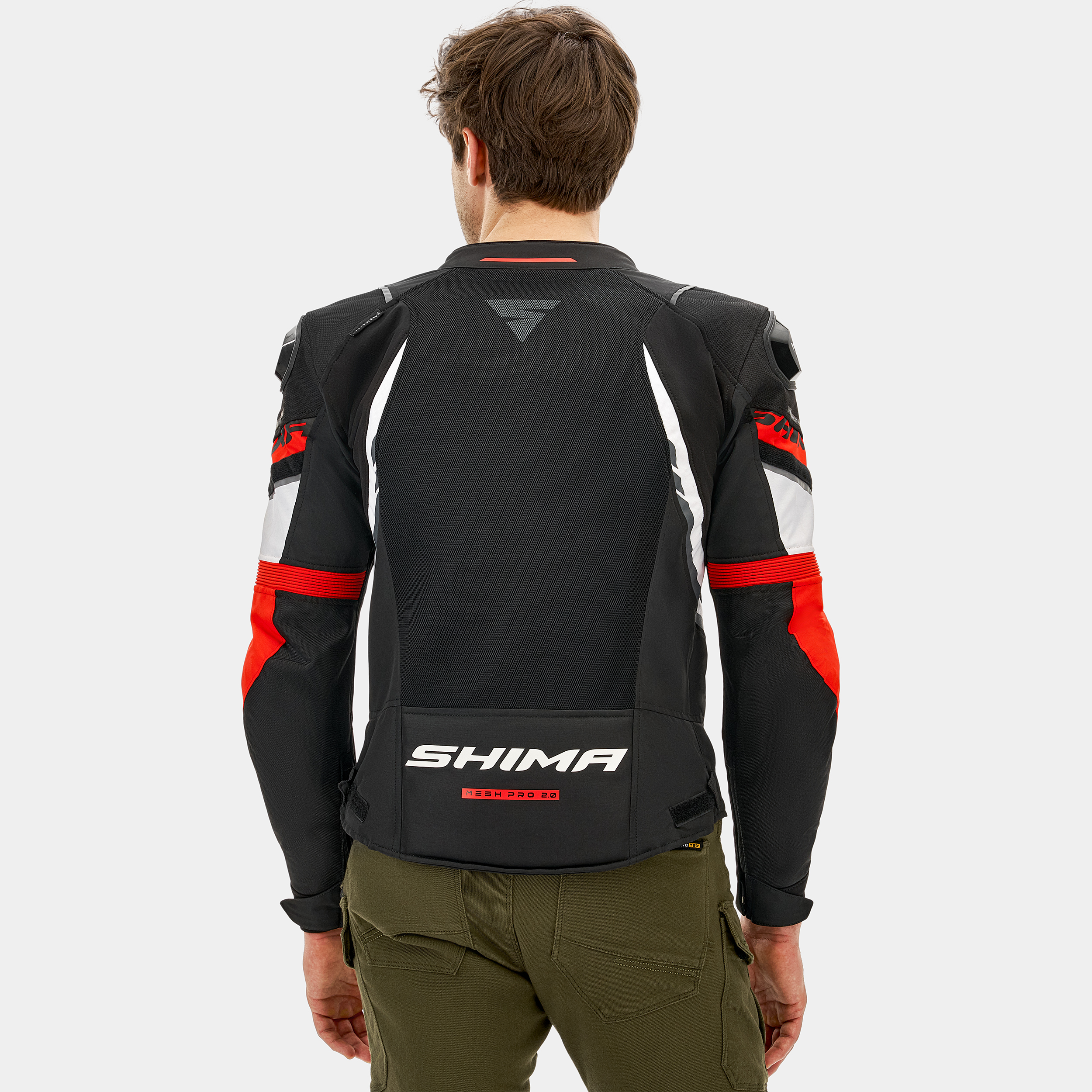 Лятно яке SHIMA MESH PRO 2.0 BLACK/RED — снимка 4