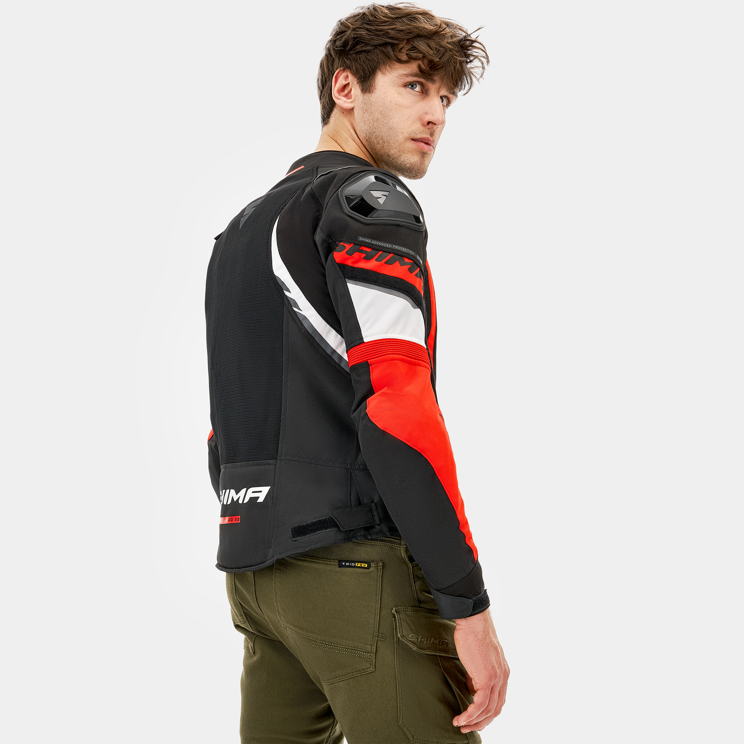 Лятно яке SHIMA MESH PRO 2.0 BLACK/RED — снимка 5