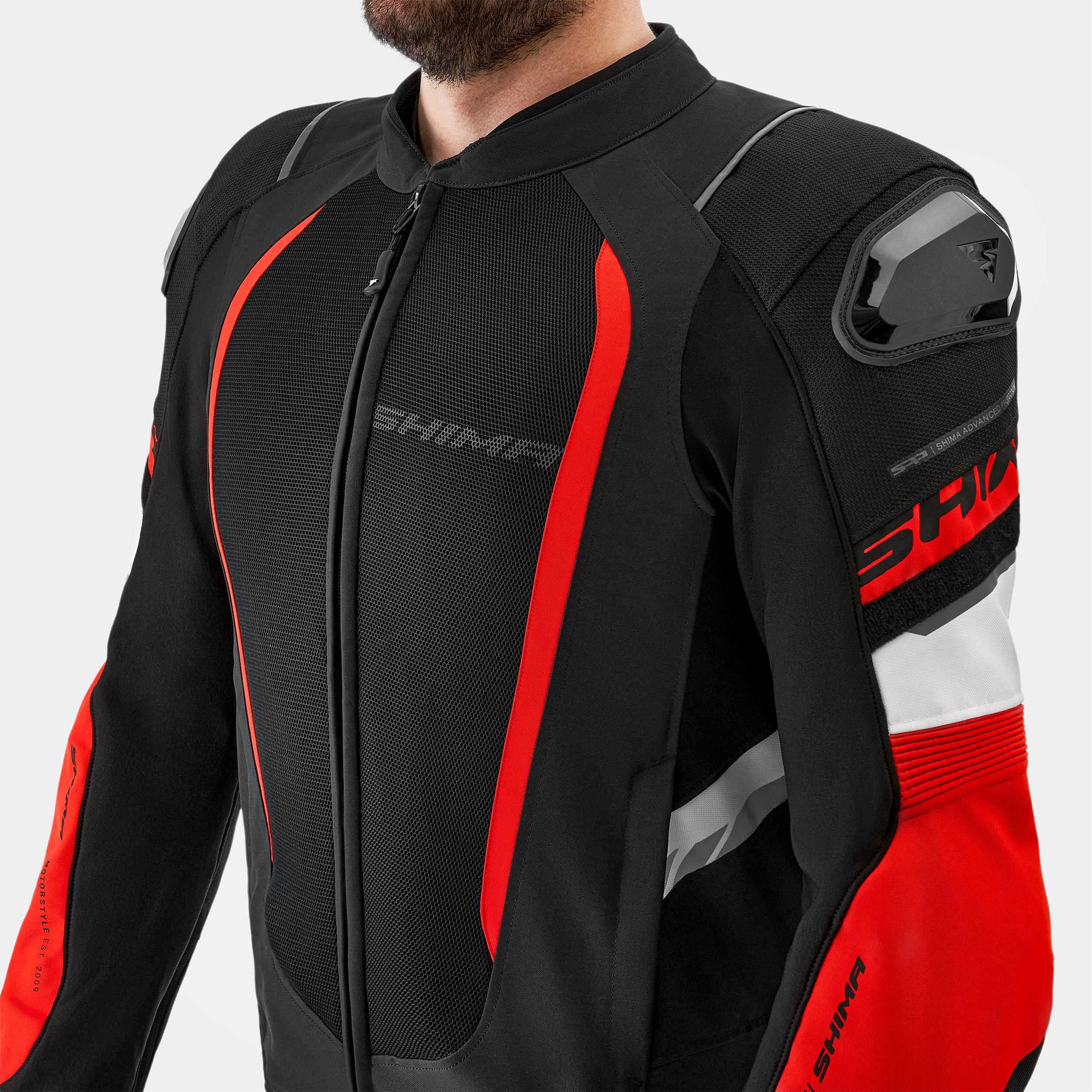 Лятно яке SHIMA MESH PRO 2.0 BLACK/RED — снимка 6