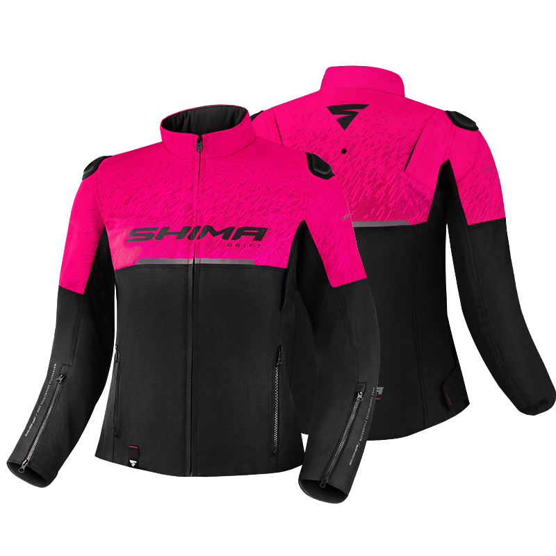 Дамско мото яке SHIMA DRIFT BLACK/PINK