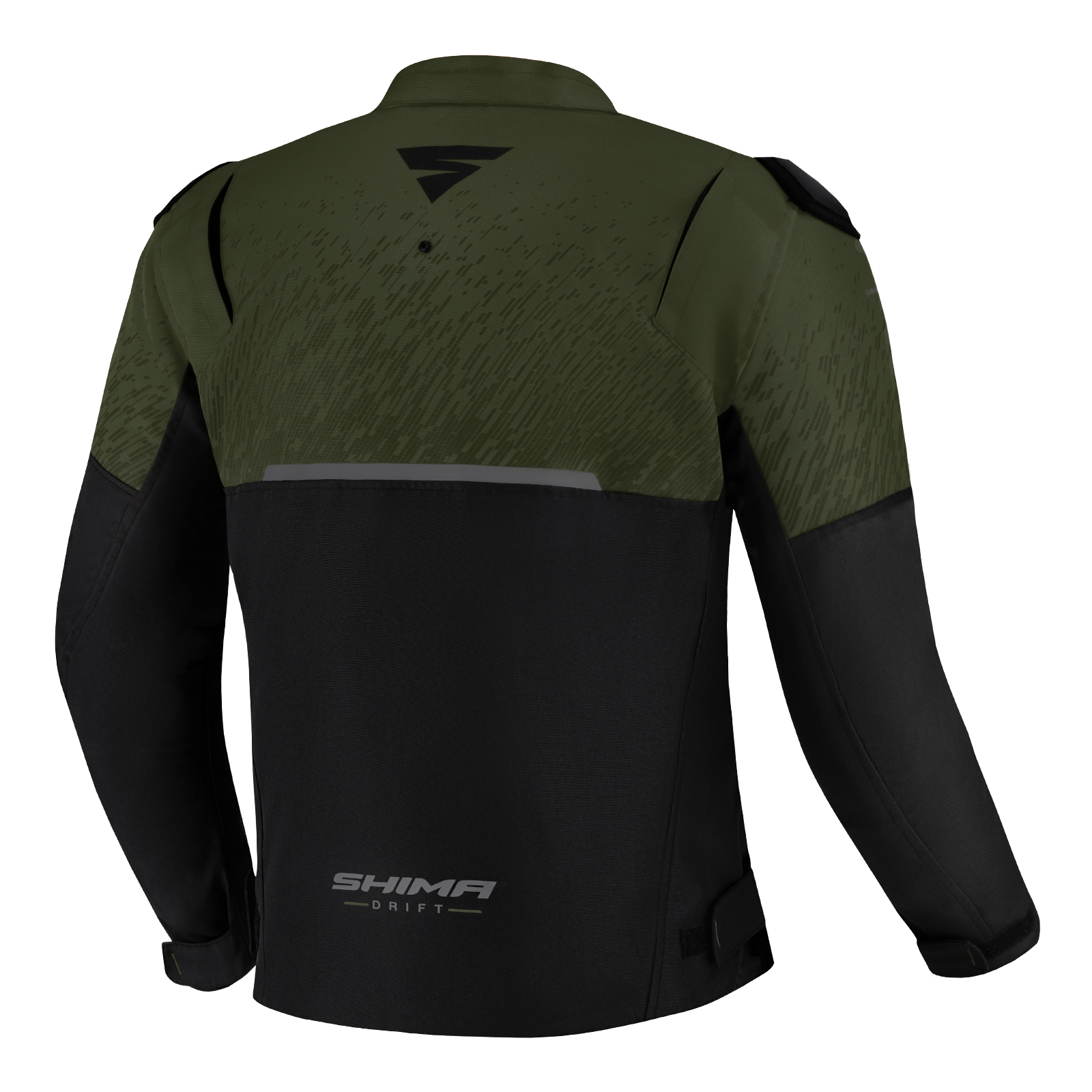 Текстилно мото яке SHIMA DRIFT BLACK/KHAKI — снимка 2