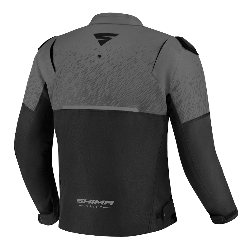 Текстилно мото яке SHIMA DRIFT BLACK/GRAY — снимка 2