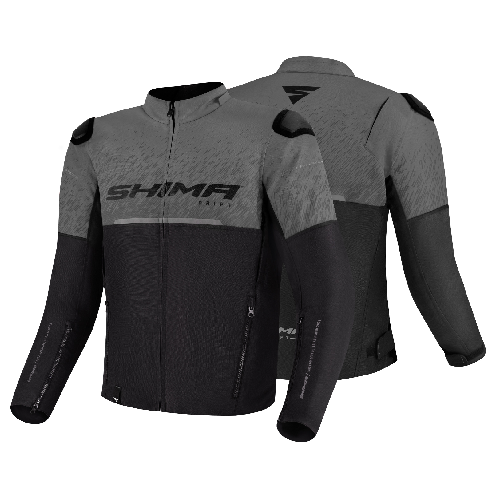 Текстилно мото яке SHIMA DRIFT BLACK/GRAY