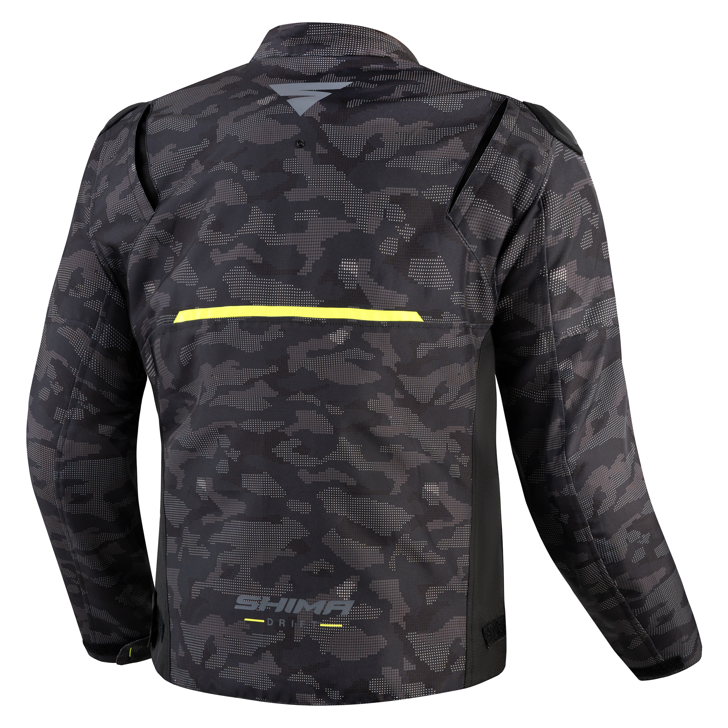 Текстилно мото яке SHIMA DRIFT BLACK/CAMO — снимка 2