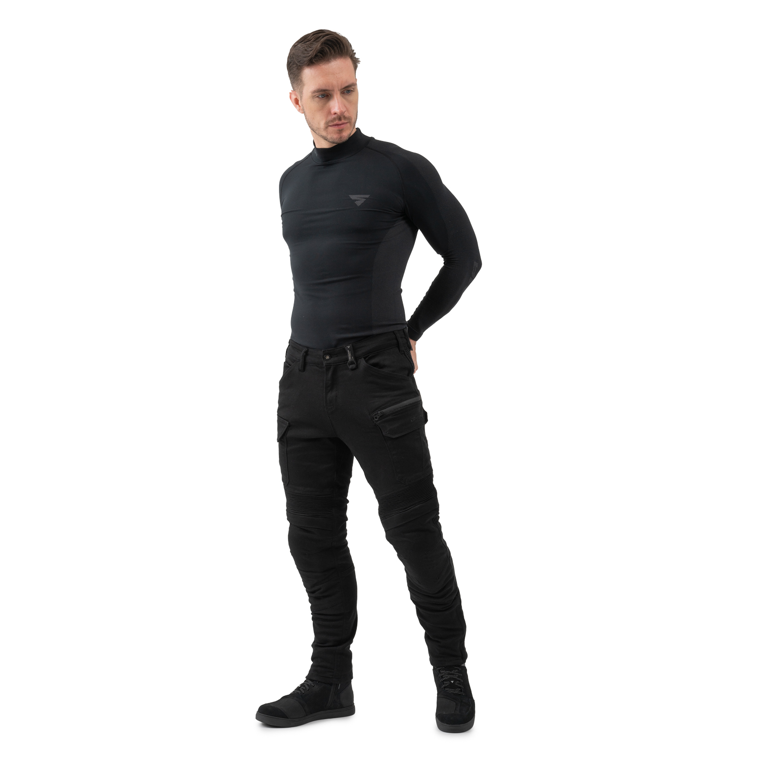 Текстилен мото панталон SHIMA GIRO 3.0 BLACK — снимка 2