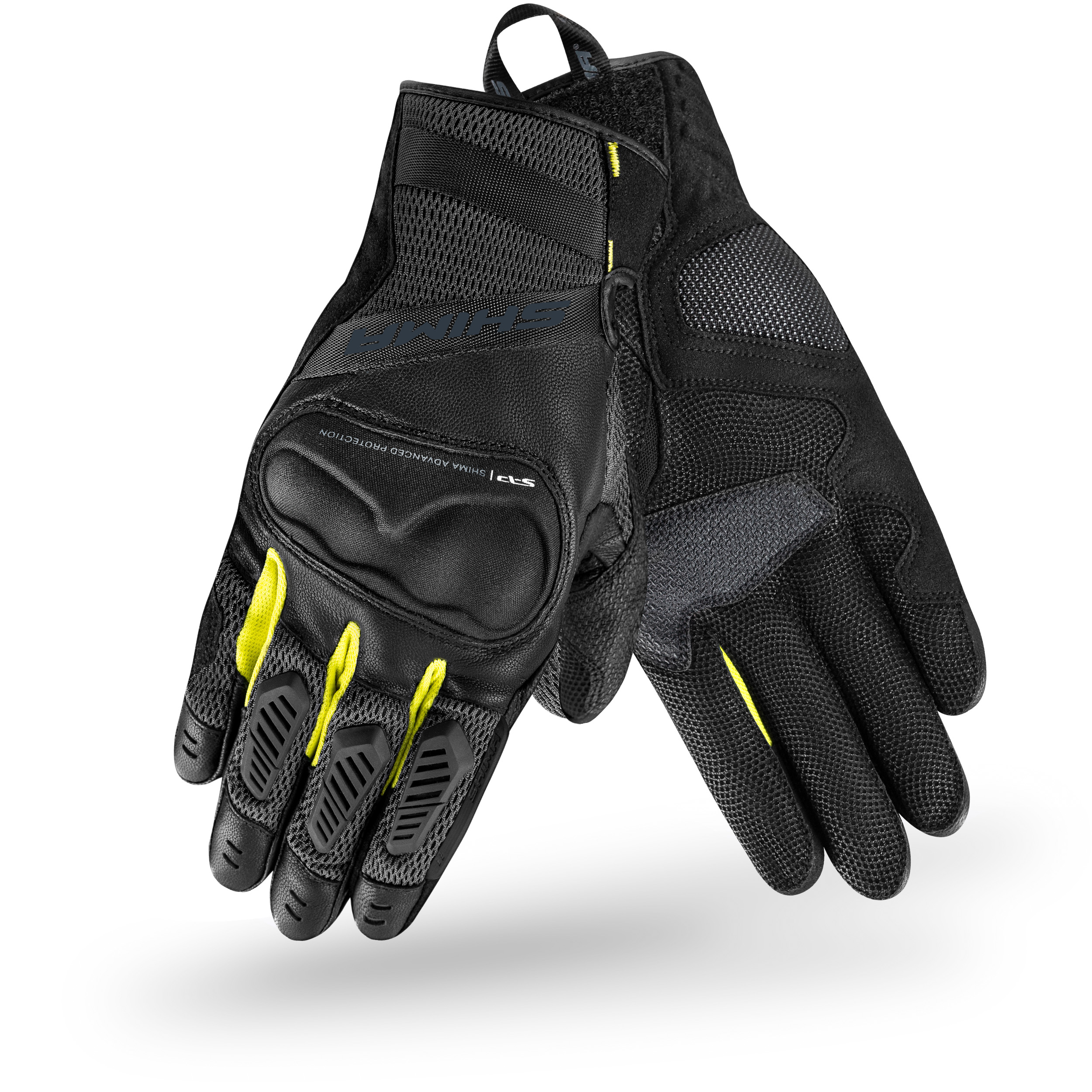 Мото ръкавици SHIMA HERO BLACK FLUO