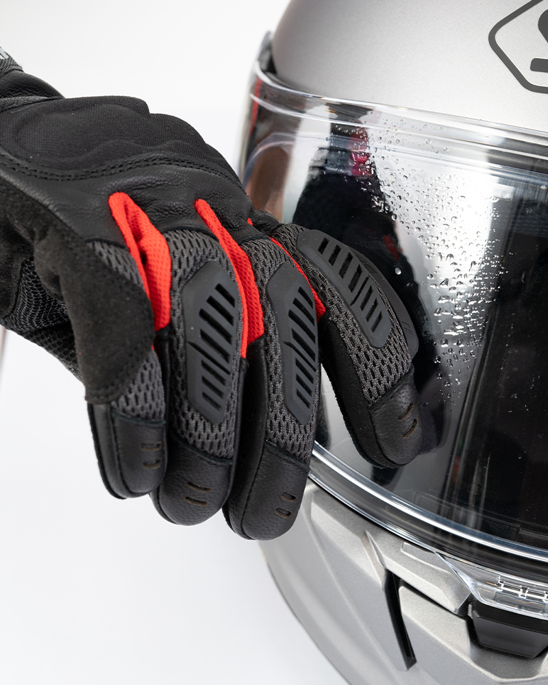 Мото ръкавици SHIMA HERO BLACK RED — снимка 3