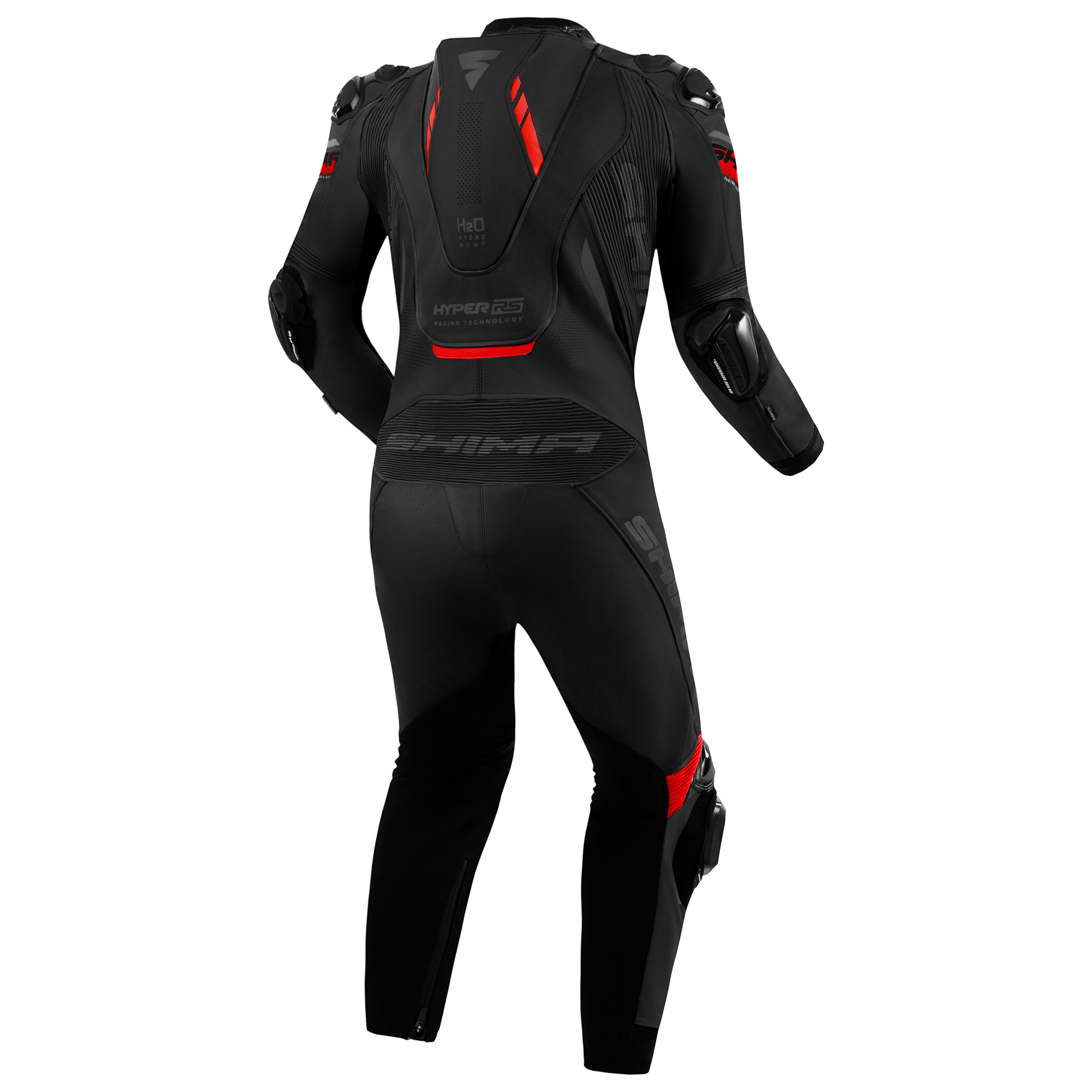 Кожен екип SHIMA HYPER-RS BLACK/RED — снимка 2