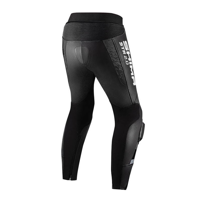 Кожен мото панталон SHIMA STR 2.0 BLACK — снимка 2
