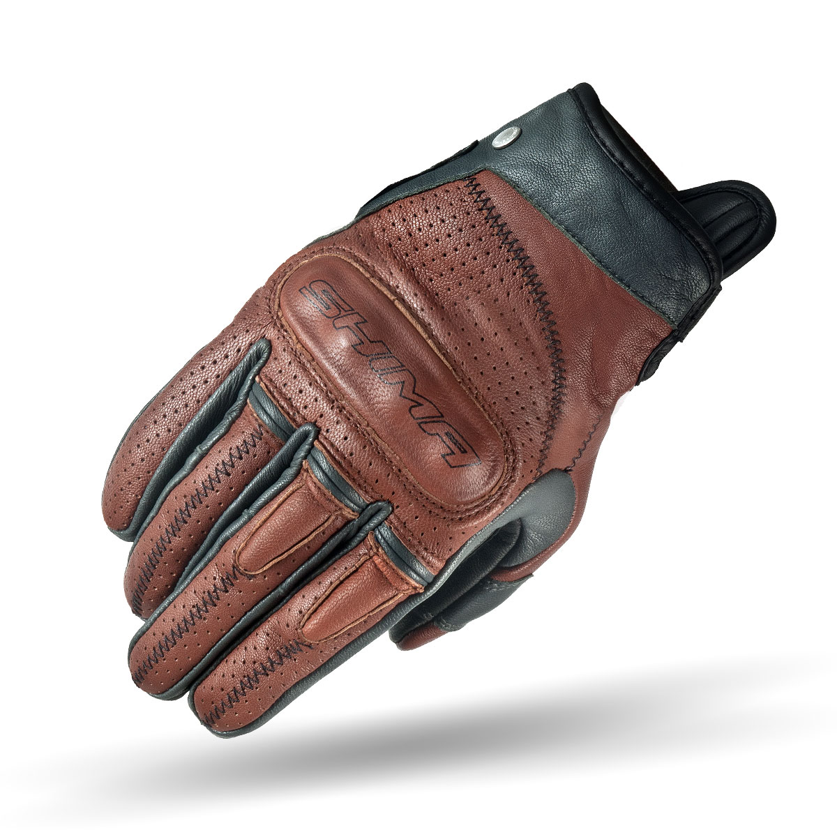 Мото ръкавици SHIMA CALIBER BLACK/BROWN/GRAY — снимка 4