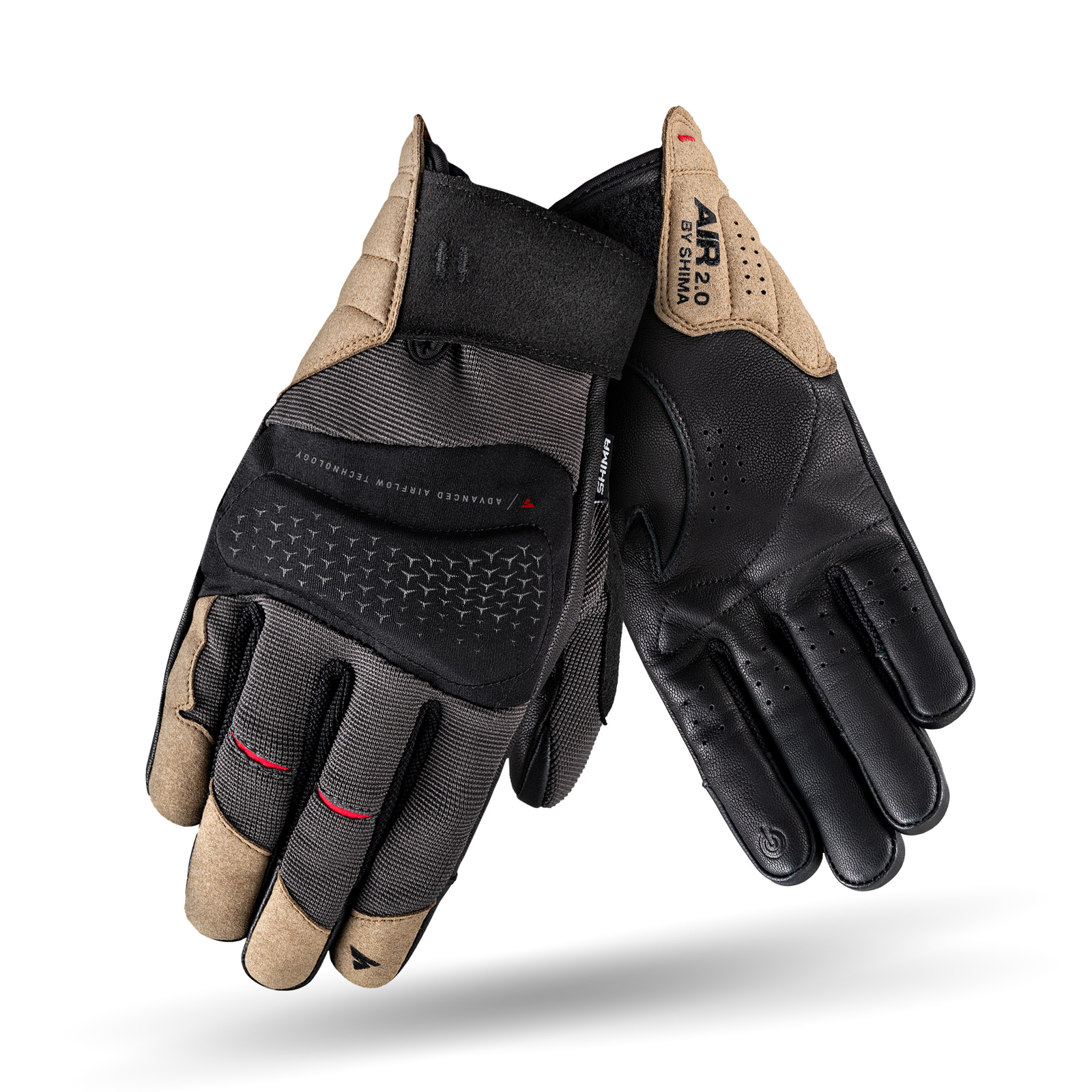 Мото ръкавици SHIMA AIR 2.0 BLACK/BROWN