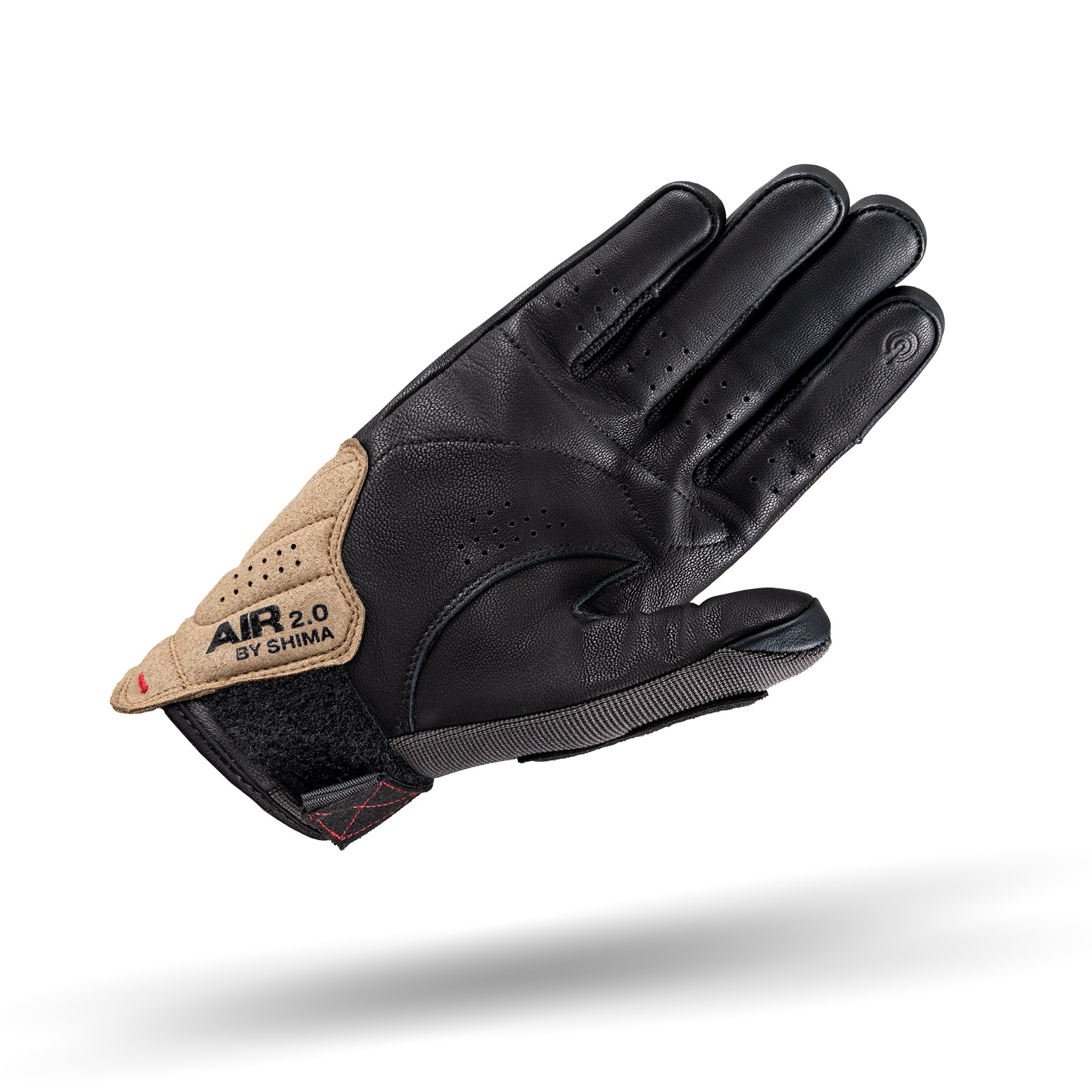 Мото ръкавици SHIMA AIR 2.0 BLACK/BROWN — снимка 2
