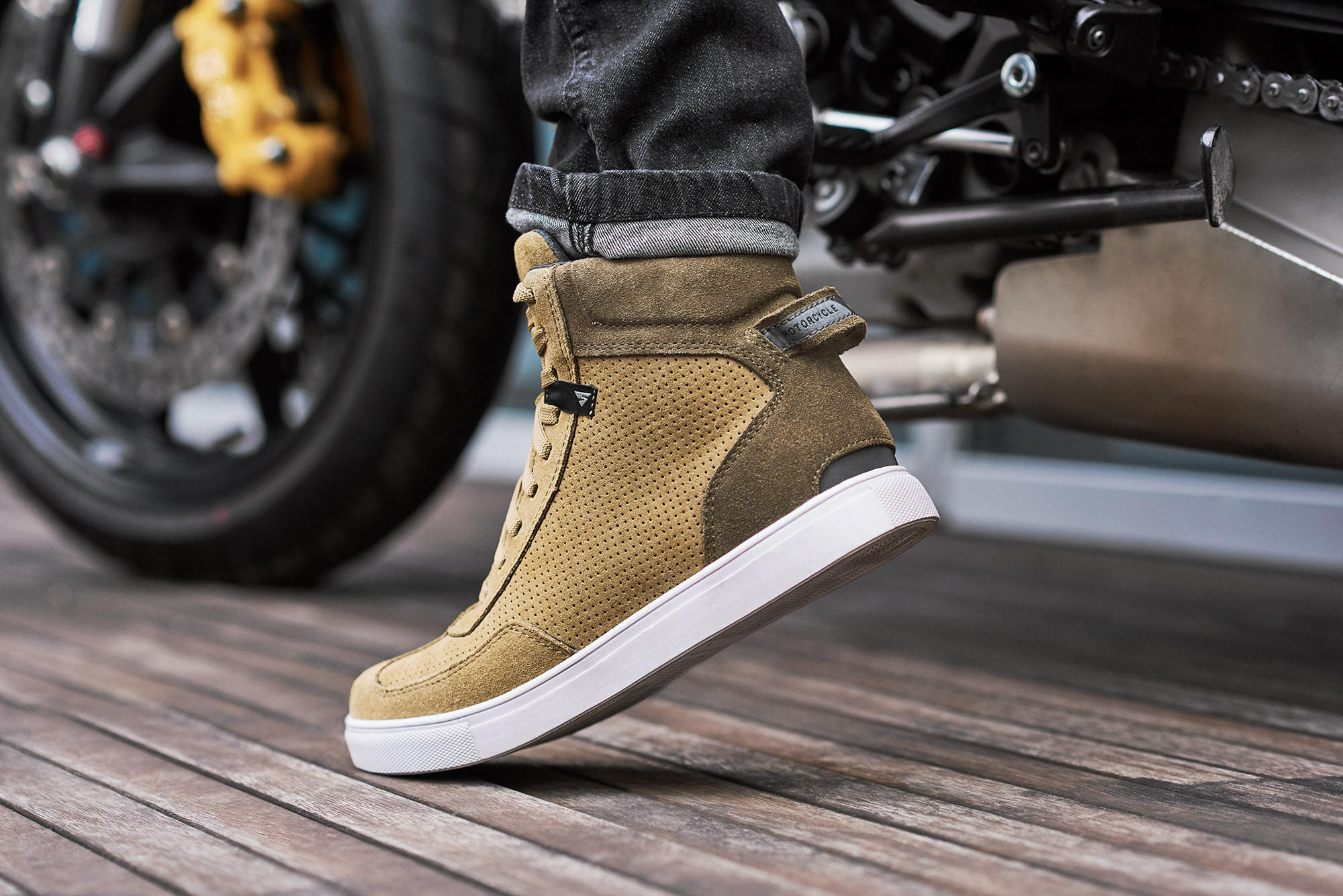 Мото боти SHIMA SX-2 EVO BROWN — снимка 4