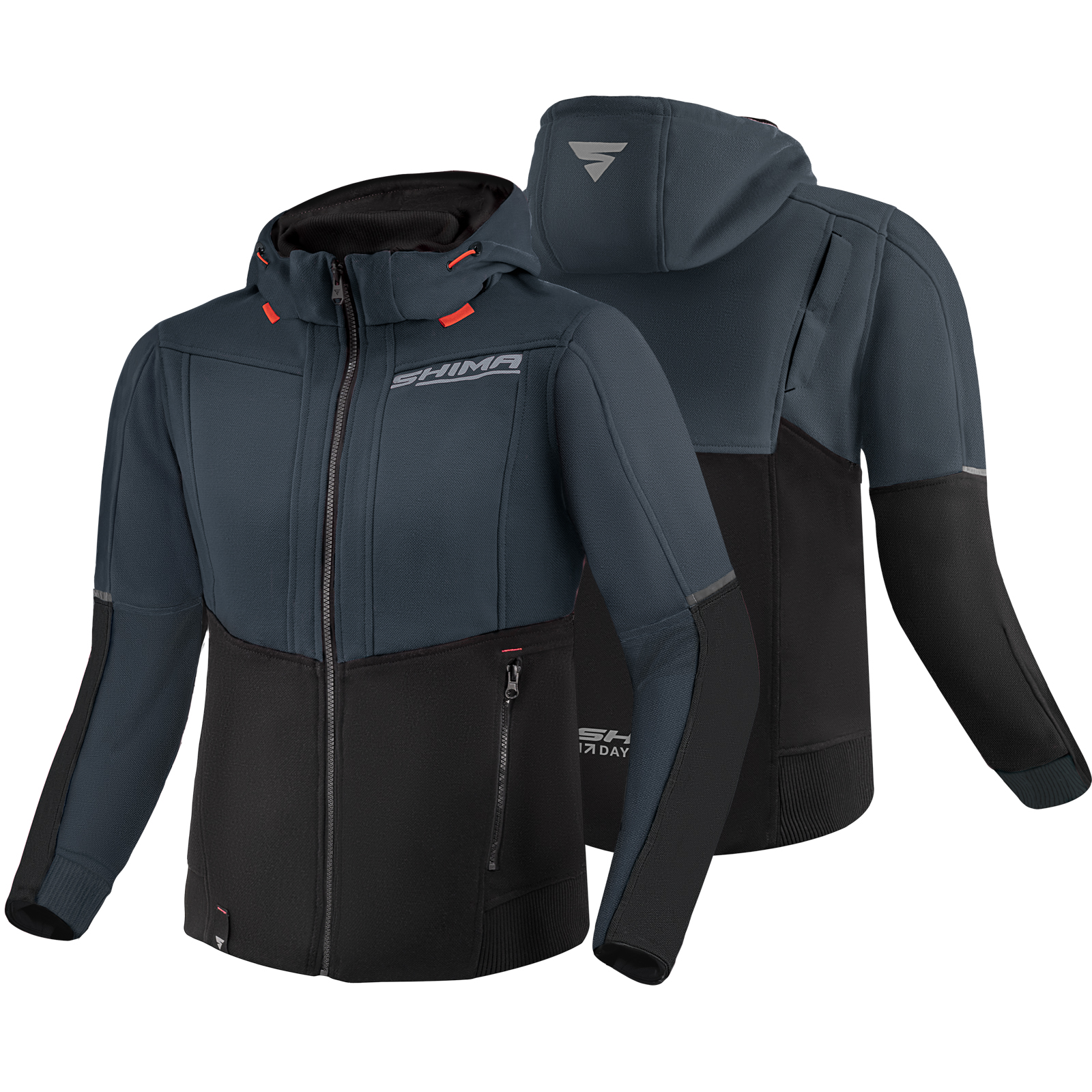 Дамско мото яке SHIMA DAYBREAKER GRAY/BLACK — снимка 2