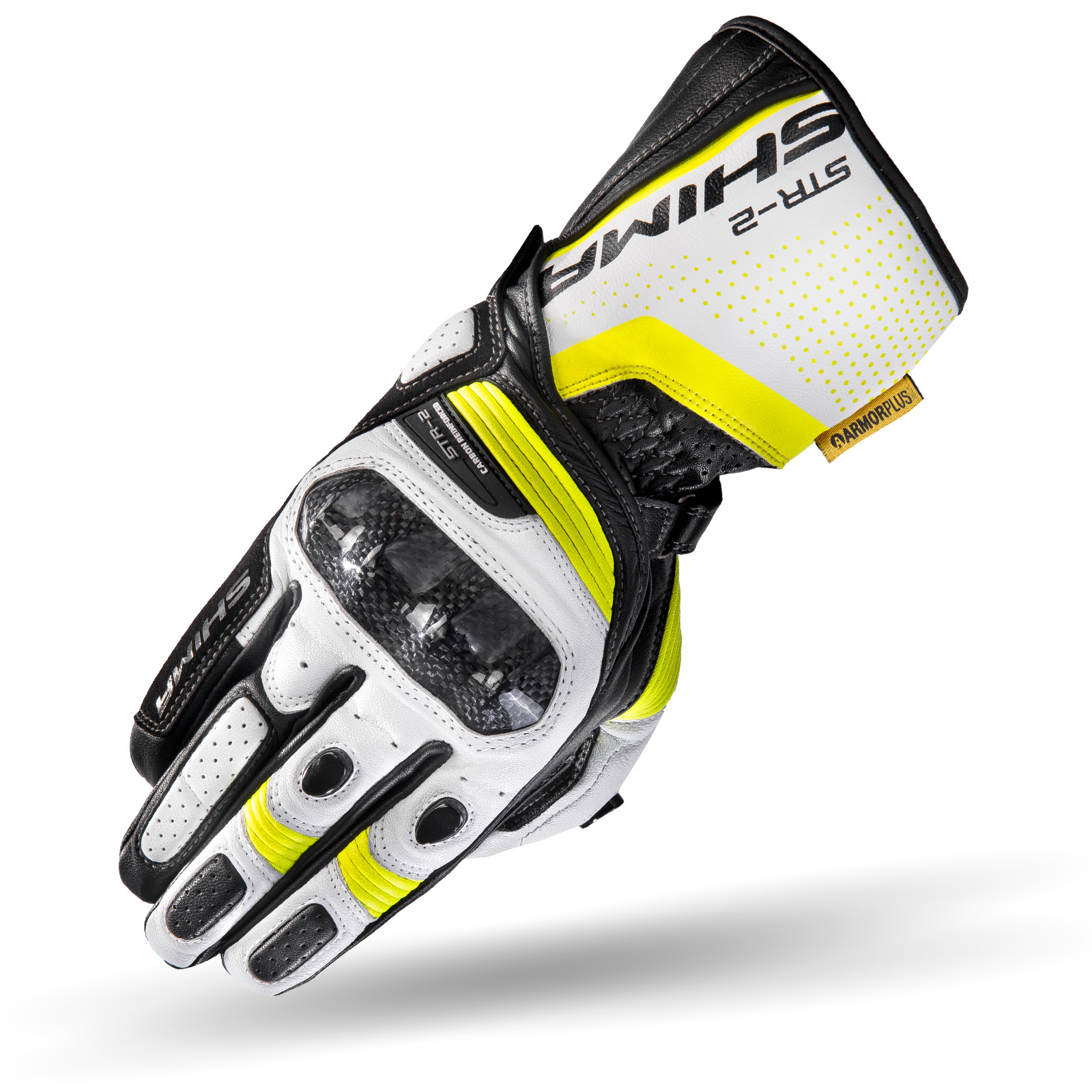 Кожени ръкавици SHIMA STR-2 FLUO — снимка 2