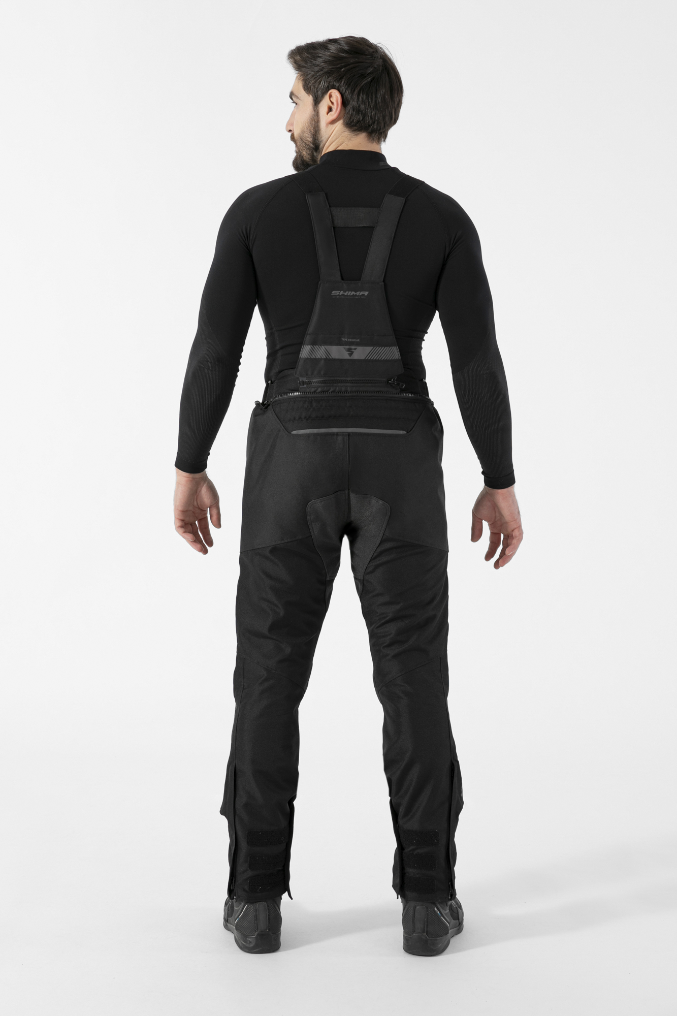 Текстилен мото панталон SHIMA RUSH 2.0 BLACK — снимка 3