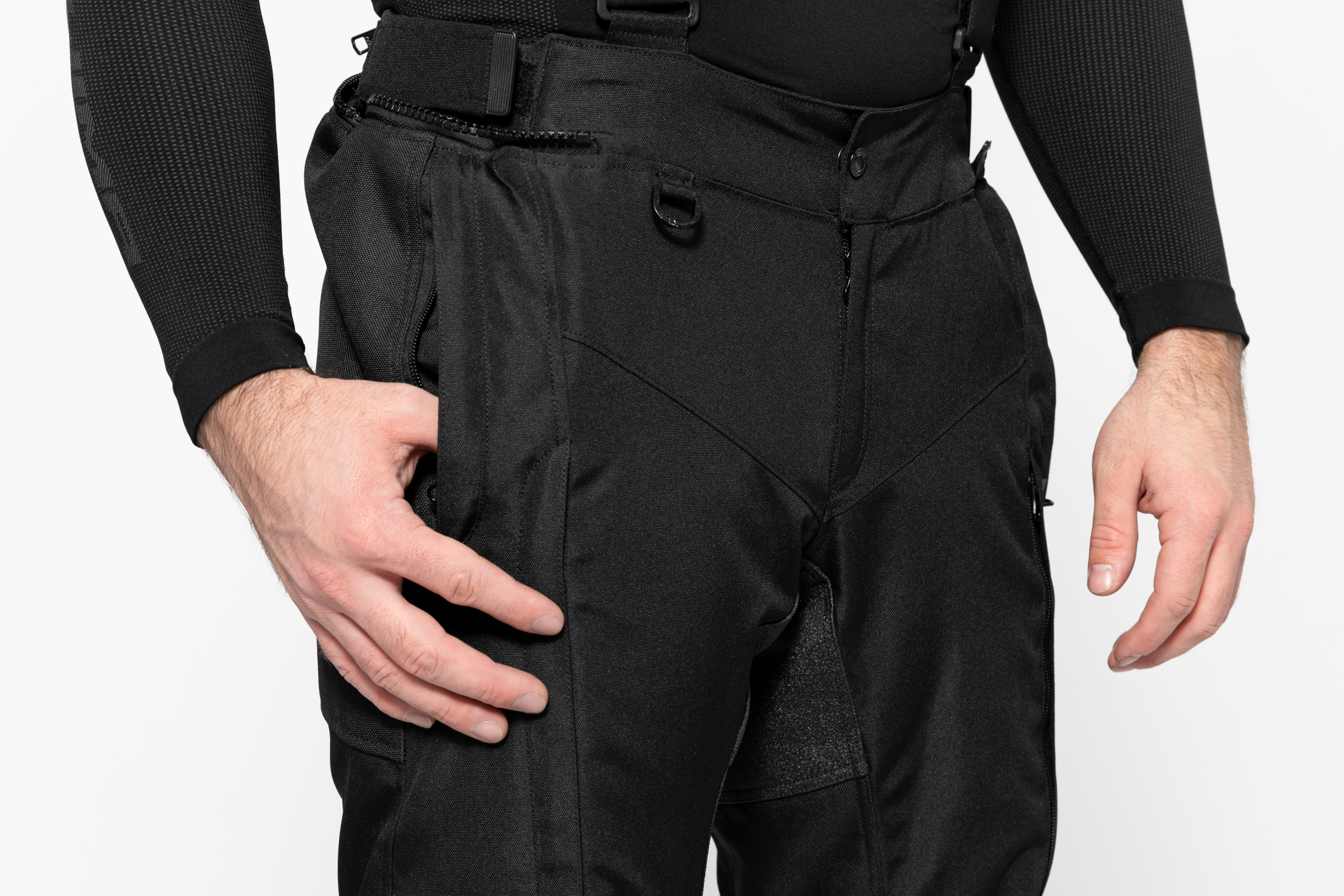Текстилен мото панталон SHIMA RUSH 2.0 BLACK — снимка 5
