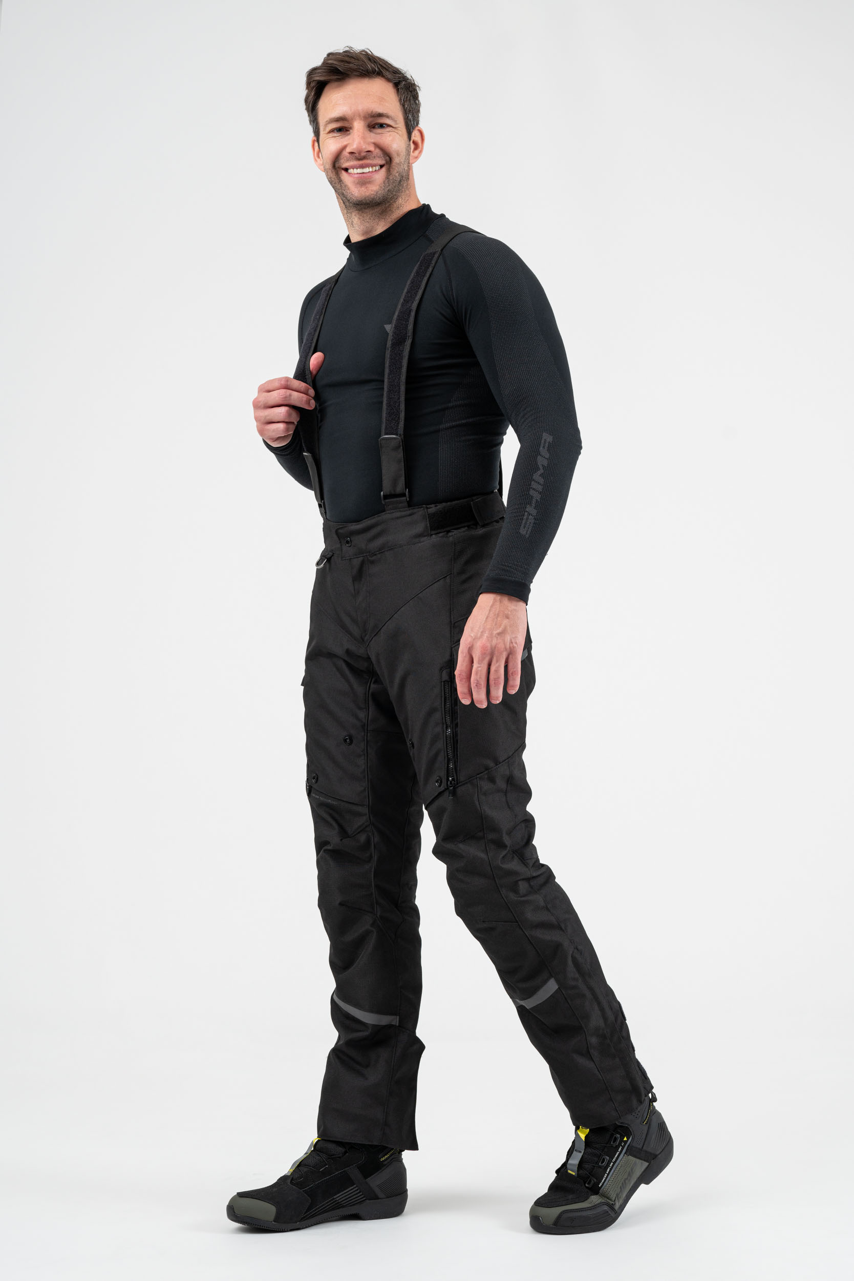 Текстилен мото панталон SHIMA RUNNER BLACK — снимка 4