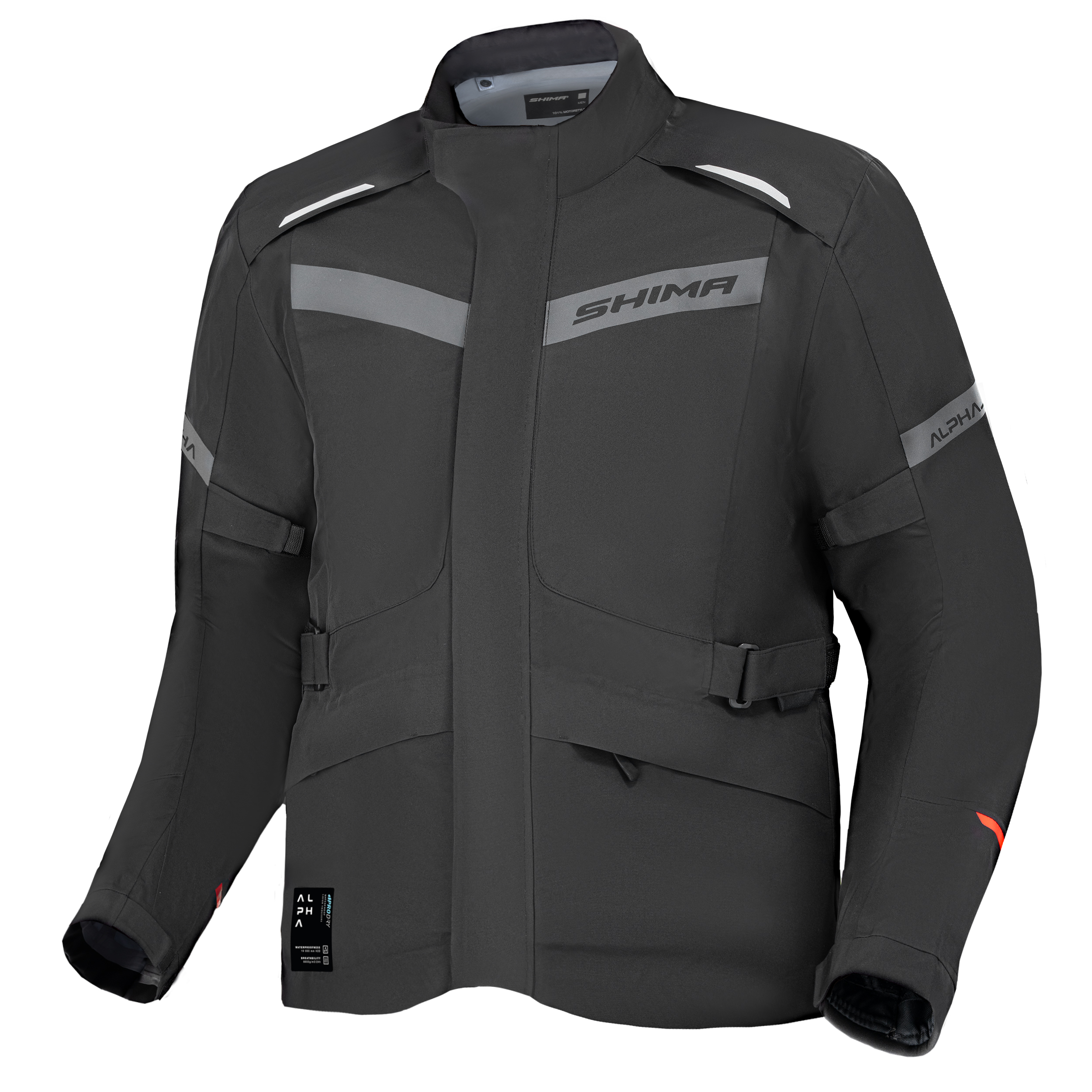 Текстилно мото яке SHIMA ALPHA BLACK