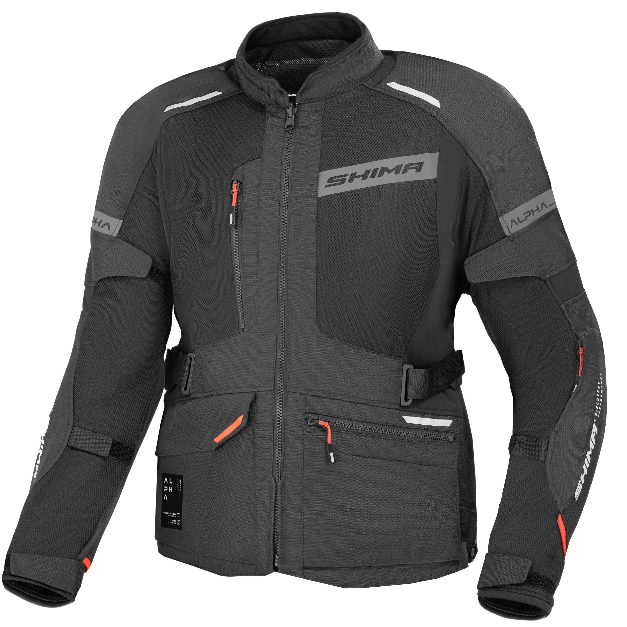 Текстилно мото яке SHIMA ALPHA BLACK_4