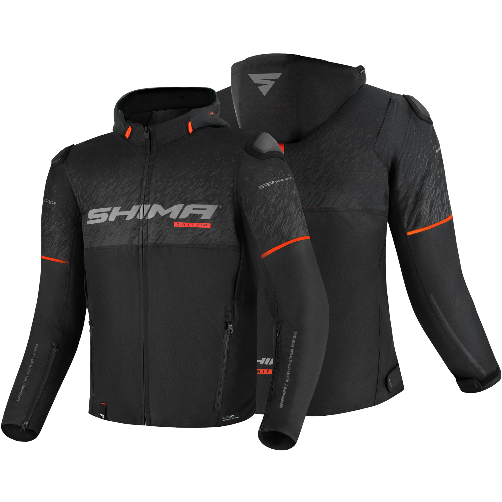Текстилно мото яке SHIMA DRIFT PLUS BLACK