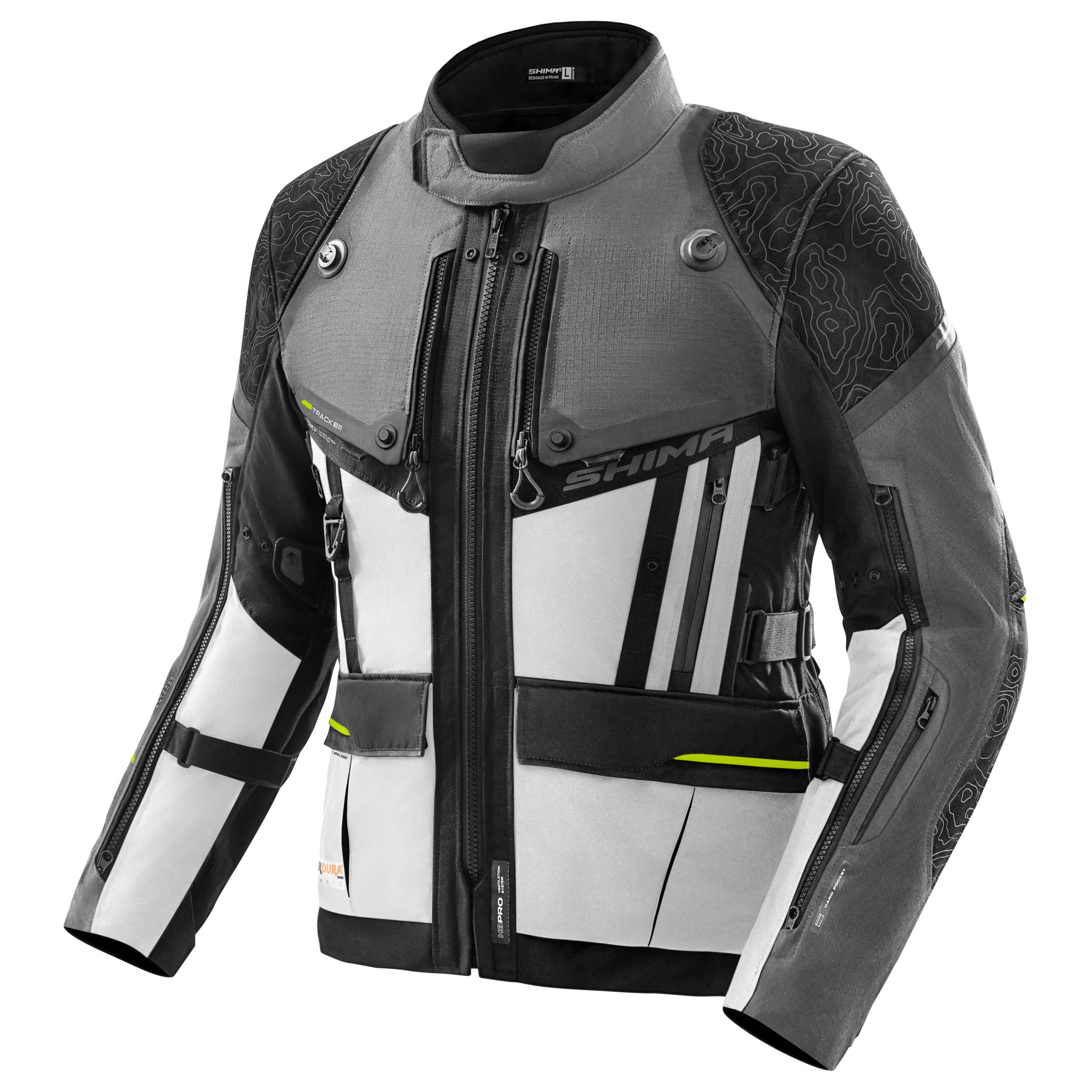 Текстилно мото яке SHIMA TRACKER DARK GREY