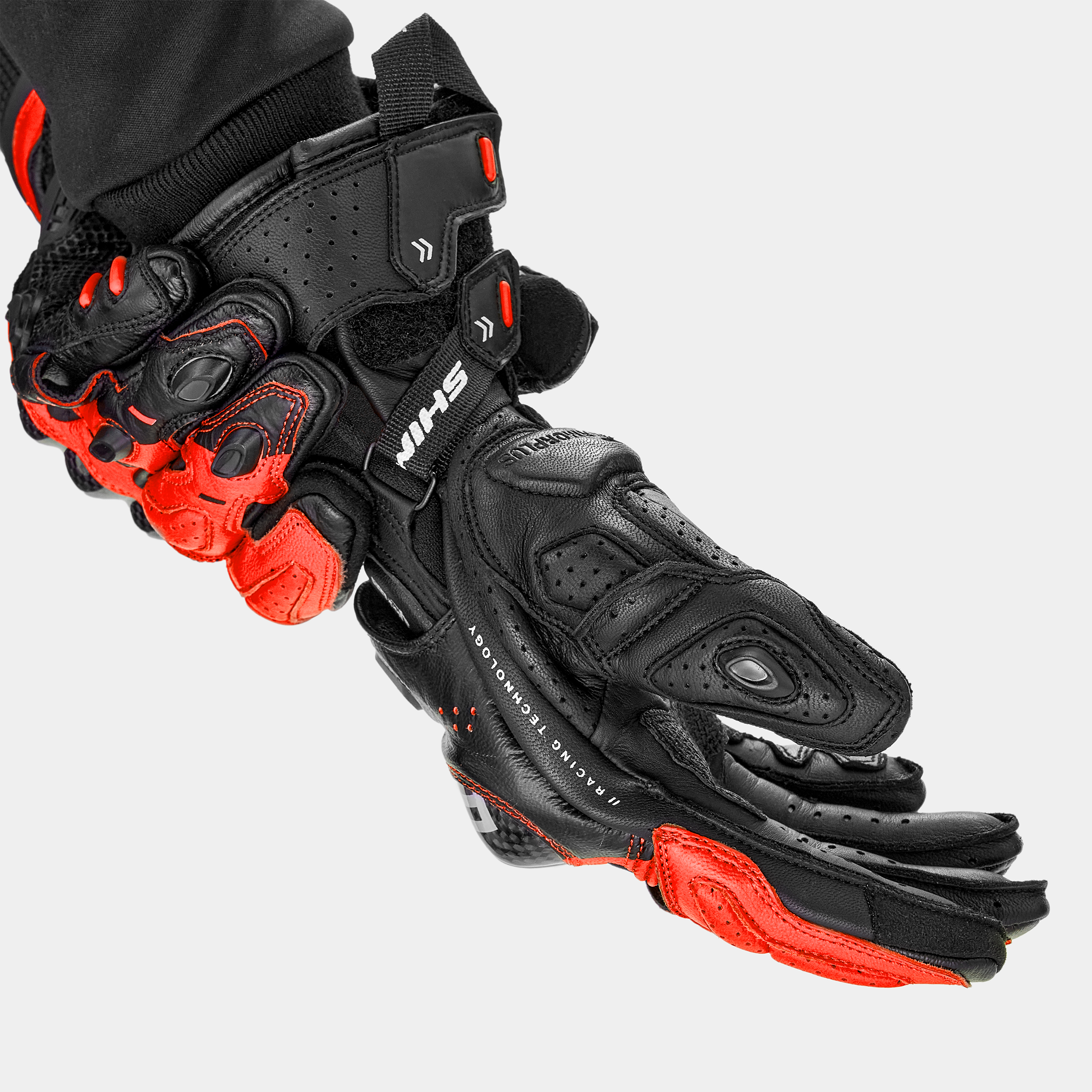Мото ръкавици SHIMA RS-3 RED FLUO — снимка 3