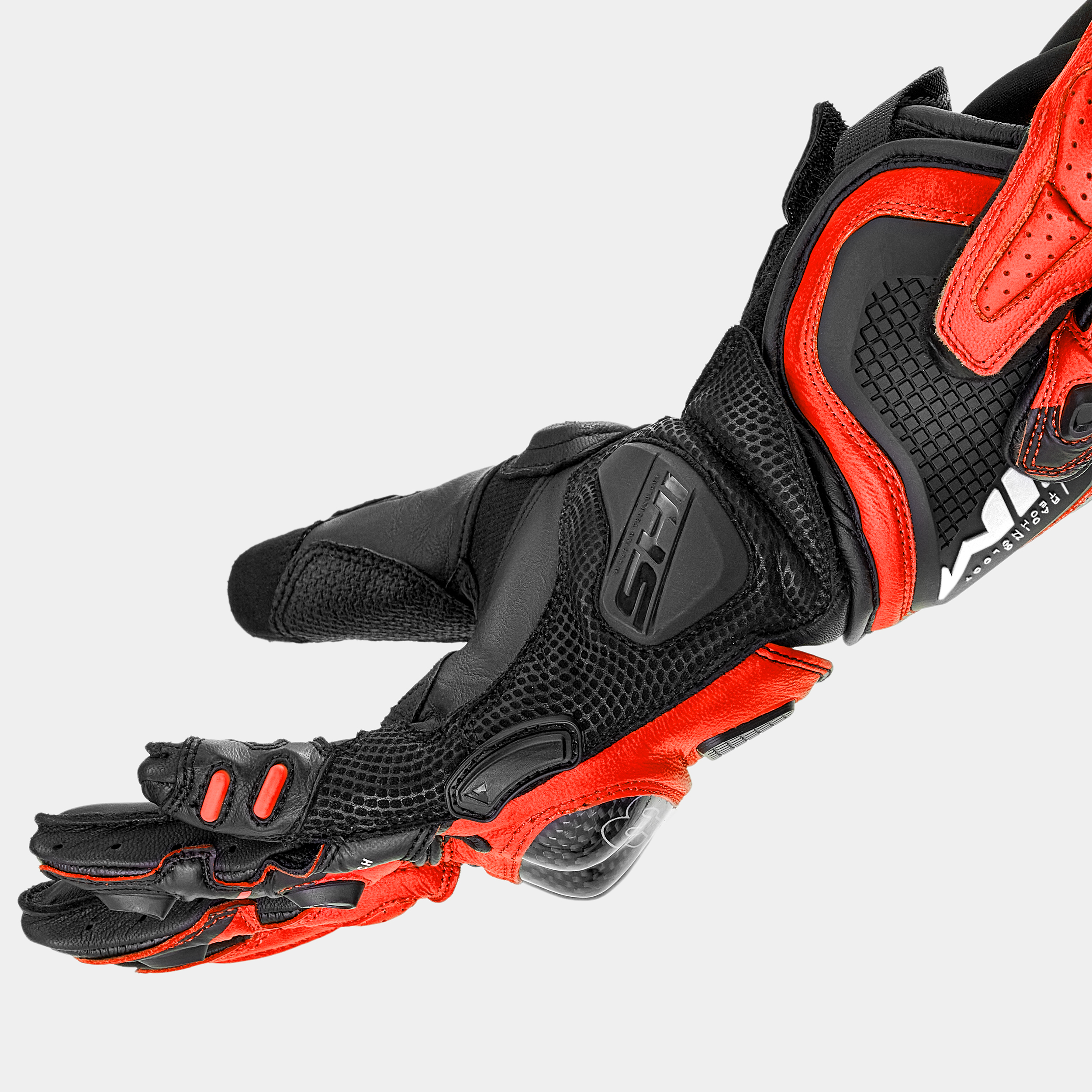 Мото ръкавици SHIMA RS-3 RED FLUO — снимка 4