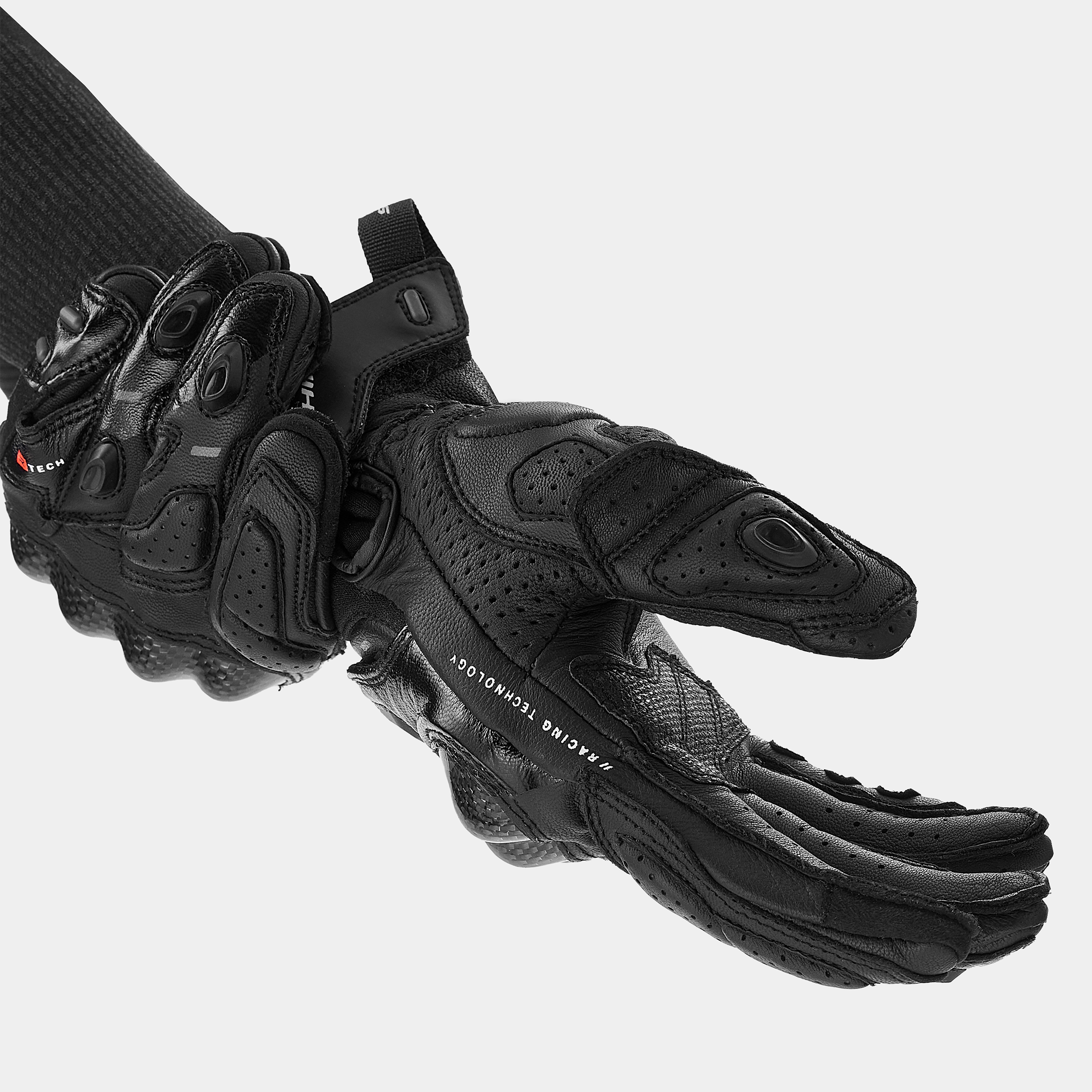 Мото ръкавици SHIMA XRS-3 BLACK — снимка 3